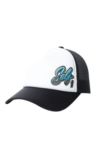 Gorra Camionera Atlasy Color Blanca/Negra Totto