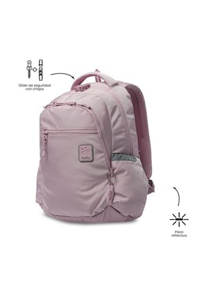 Morral Universitario Misisipi 2.0 Porta PC 14" Rosado Mujer
