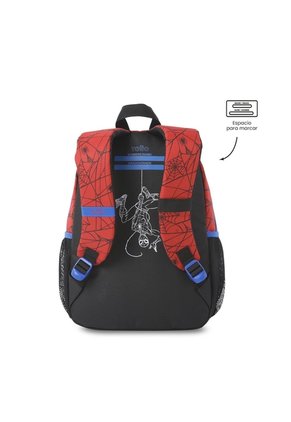Morral Para Niño Spiderman Urban Mediano Color Rojo