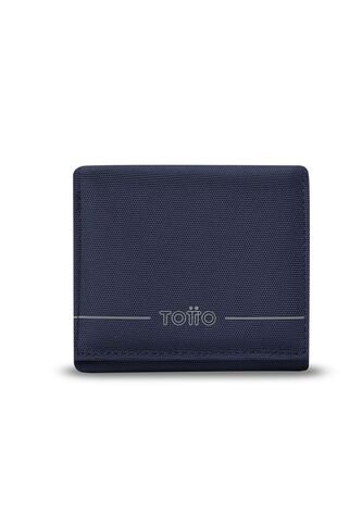 Billetera Para Hombre Sayle Con RFID Blocker Azul Totto