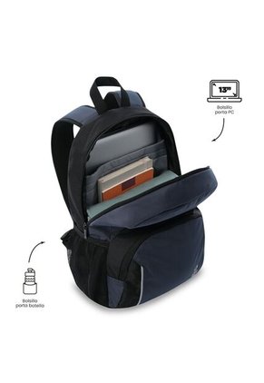 Morral Ejecutivo Porta PC 13" Datar 2.0 Mediano Azul Hombre
