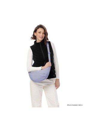 Bolso Para Mujer Suzuka Tipo Crossbody Pequeño Morado