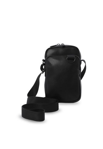 Bolso Para Hombre Indi Tipo Crossbody Pequeño Negro Totto