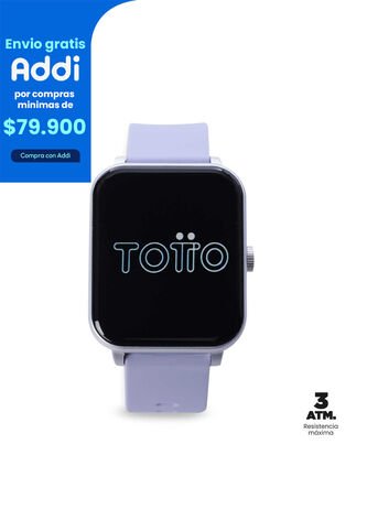 Reloj Inteligente F33 Smartwatch Color Morado Totto