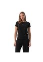 Camiseta Estampada Para Mujer Prime Manga Corta Negra de Totto