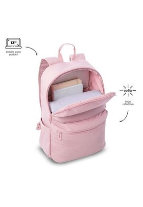 Morral Universitario Dragonar Nilo Porta PC 13" Rosado Mujer