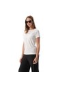 Camiseta Estampada Para Mujer Prime Manga Corta Blanca de Totto