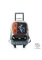 Maleta Para Niño Con Ruedas Gemini Mediano Naranja de Totto