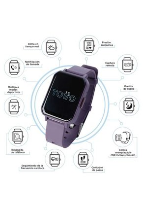 Reloj Inteligente F12 Pro 6 Smartwatch Morado Mujer