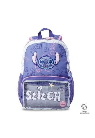 Morral Para Niña Stitch On The Beach Mediana Azul Totto