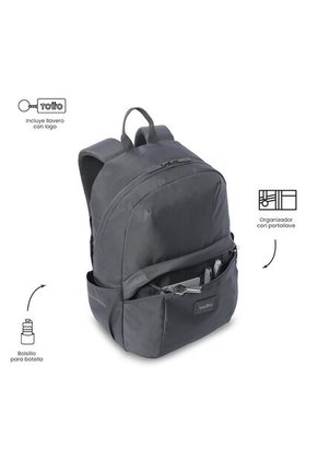 Morral Mochila Trik M Porta Pc 14'' Unisex Gris Totto