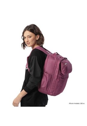 Morral De Viaje Grande Elan Travel Shiny Rosado Rose