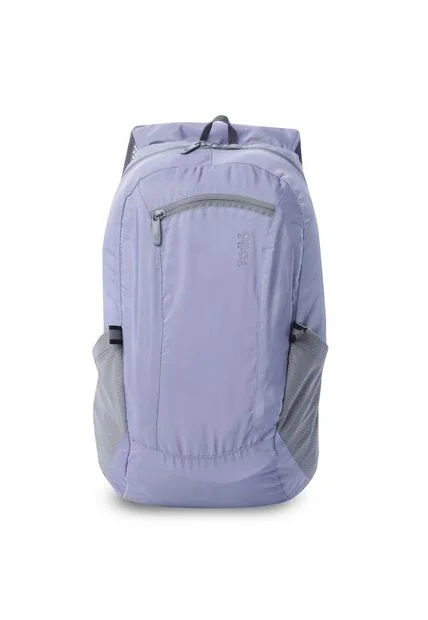 Morral De Viaje Plegable Troker 15 Mediano Morado