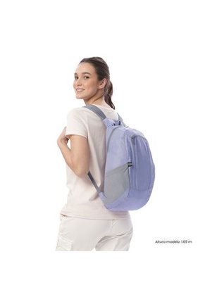 Morral De Viaje Plegable Troker 15 Mediano Morado