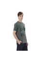 Camiseta Estampada Para Hombre Primen Manga Corta Verde de Totto