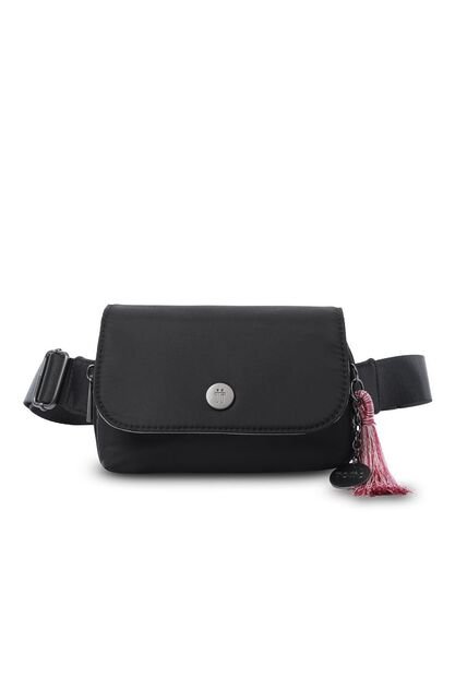 Riñonera Para Mujer Corneana Color Negra