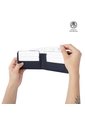 Billetera Hombre Wood 2 Grande Con RFID Blocker Azul de Totto
