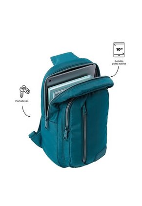 Bolso Hombre Porta Tableta 10" Tracer Azul