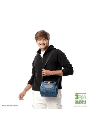 Lonchera Térmica Para Hombre Pizarra Mediano Azul