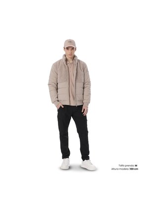 Chaqueta Acolchada Para Hombre Jaffa Beige