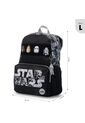 Morral Para Niño Star Wars Jedi Grande Negro de Totto
