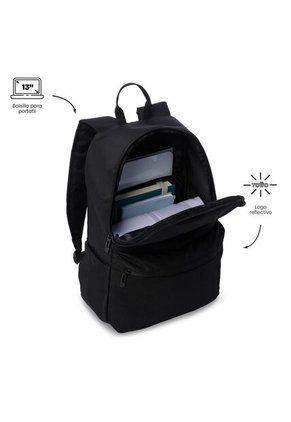 Morral Universitario Dragonar Nilo Porta PC 13" Negro