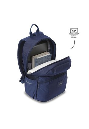 Morral Mochila Trik M Porta Pc 14'' Unisex Azul Totto