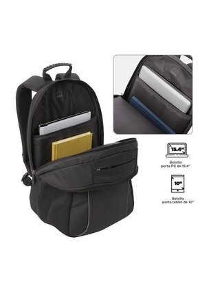 Morral Mochila Para Hombre Porta Pc Gris Oscuro Cambri Totto