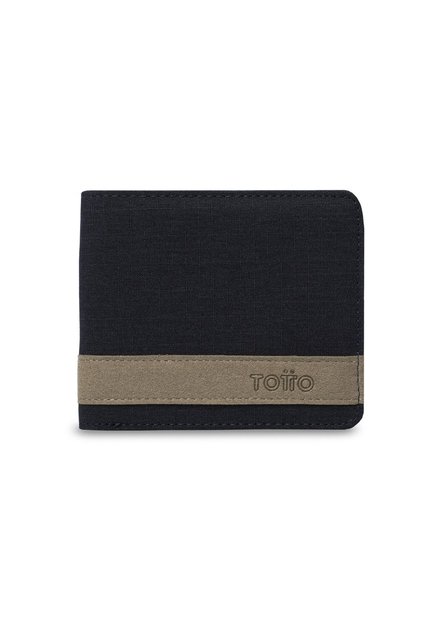 Billetera Hombre Lad Pequeña Con RFID Blocker Azul