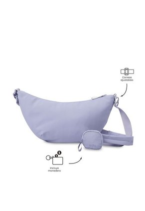 Bolso Para Mujer Suzuka Tipo Crossbody Pequeño Morado