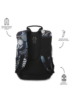 Morral Juvenil Porta Tablet 10" Tempera Estampado De Fútbol