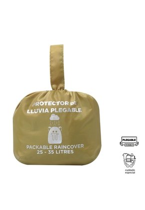 Forro Impermeable Rain Cover Plegable Para Maleta Amarillo