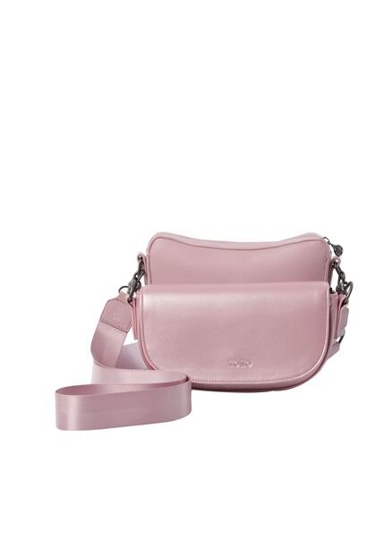 Set X 2 Bolsos Para Mujer Style Tipo Crossbody Pequeño Rosado