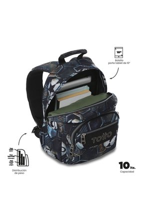 Morral Juvenil Porta Tablet 10" Tempera Estampado De Fútbol