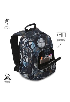 Morral Juvenil Porta Tablet 10" Tempera Estampado De Fútbol