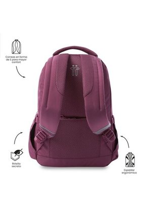 Morral Universitario Porta PC 14" Misisipi Rosado Rose Mujer