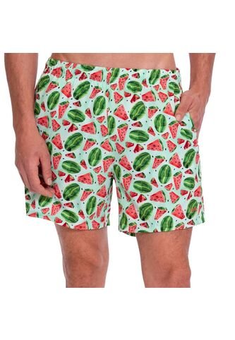 Pantaloneta Estampada Para Hombre Lown Verde Totto