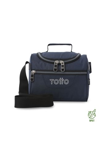 Lonchera Térmica Pizarra Ecole Solid Grande Azul Totto