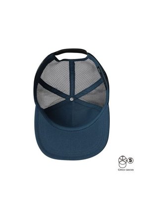 Gorra Plana Canvas Color Azul