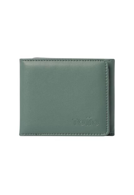 Billetera Ermatto Con RFID Blocker Verde