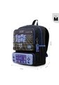 Morral Para Niño Vortex Mediano Gamer Negro de Totto