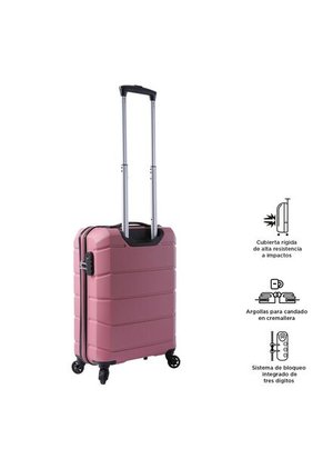 Maleta De Mano 360 Rayatta S Rosada