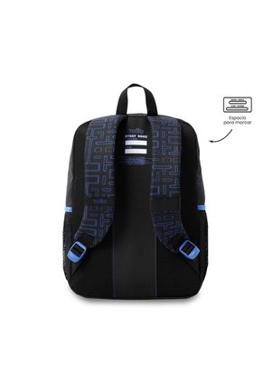 Morral Para Niño Vortex Mediano Gamer Negro