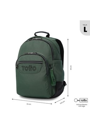 Morral Universitario Rayol Ecole Solid Porta PC 14" Verde Hombre