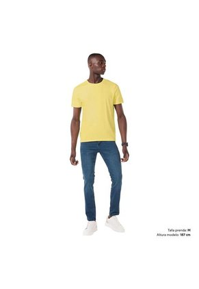 Camiseta Para Hombre Manne Amarilla