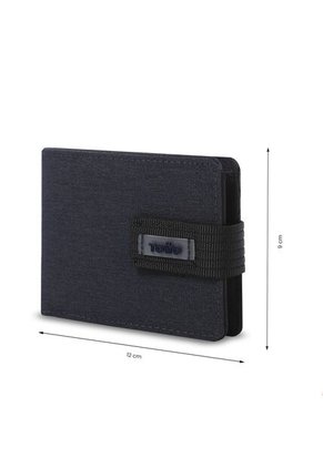 Billetera Hombre Gobi Pequeña Con RFID Blocker Azul