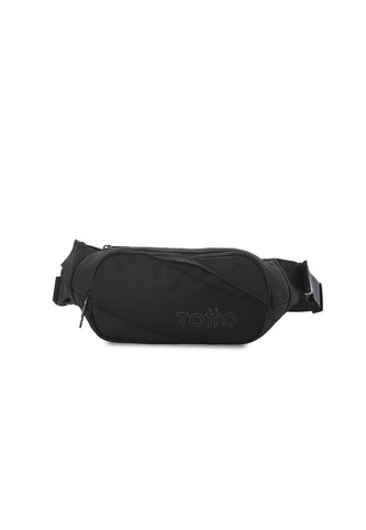Riñonera Unisex Dragonar Nilo Grande Color Negra Totto