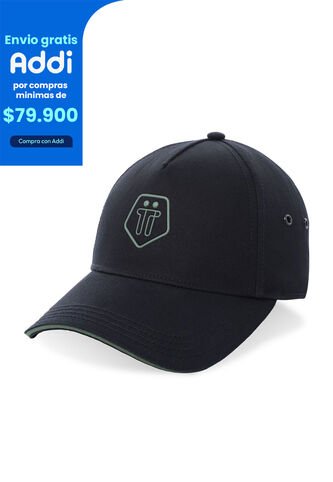 Gorra Beisbolera Totto Plus 2.0 Con Filtro UV Negro Totto