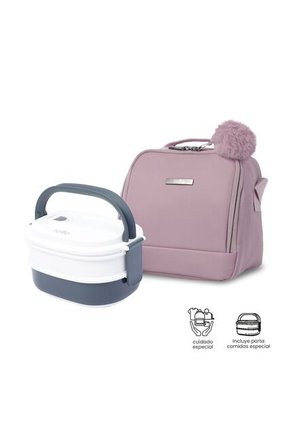 Lonchera Ejecutiva Adelaide Pequeña Térmica Rosada