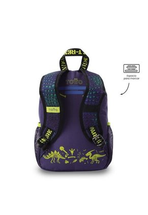 Morral Para Niño Dino Rock Pequeño Azul